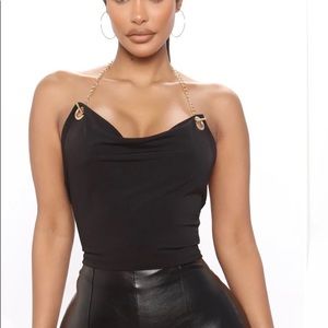 2 Brand new black tops size Small Fashion Nova & Zaful